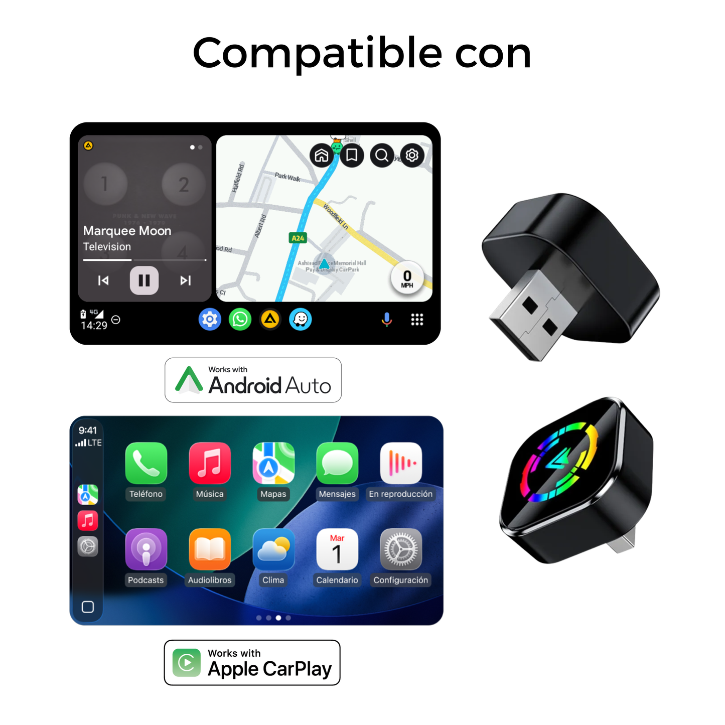 CENTRO MULTIMEDIA CARPLAY / ANDROID AUTO