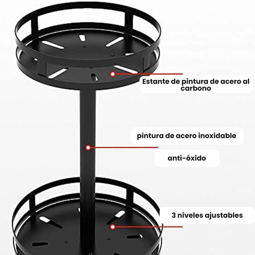 ESTANTE GIRATORIO 360