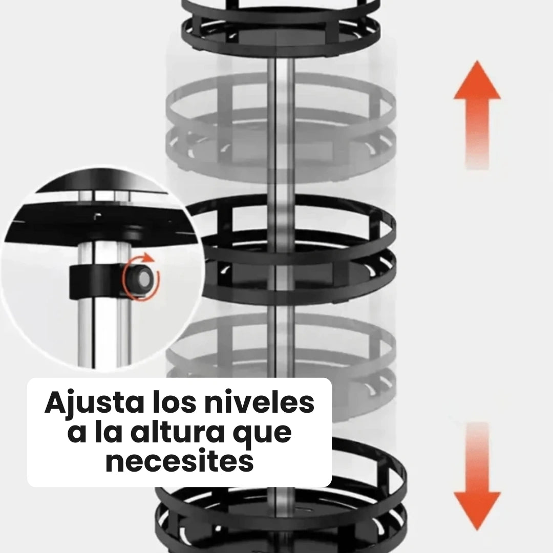 ESTANTE GIRATORIO 360