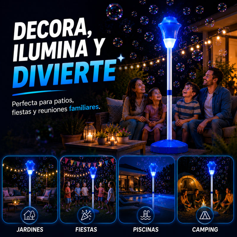 LÁMPARA DE BURBUJAS MÁGICAS