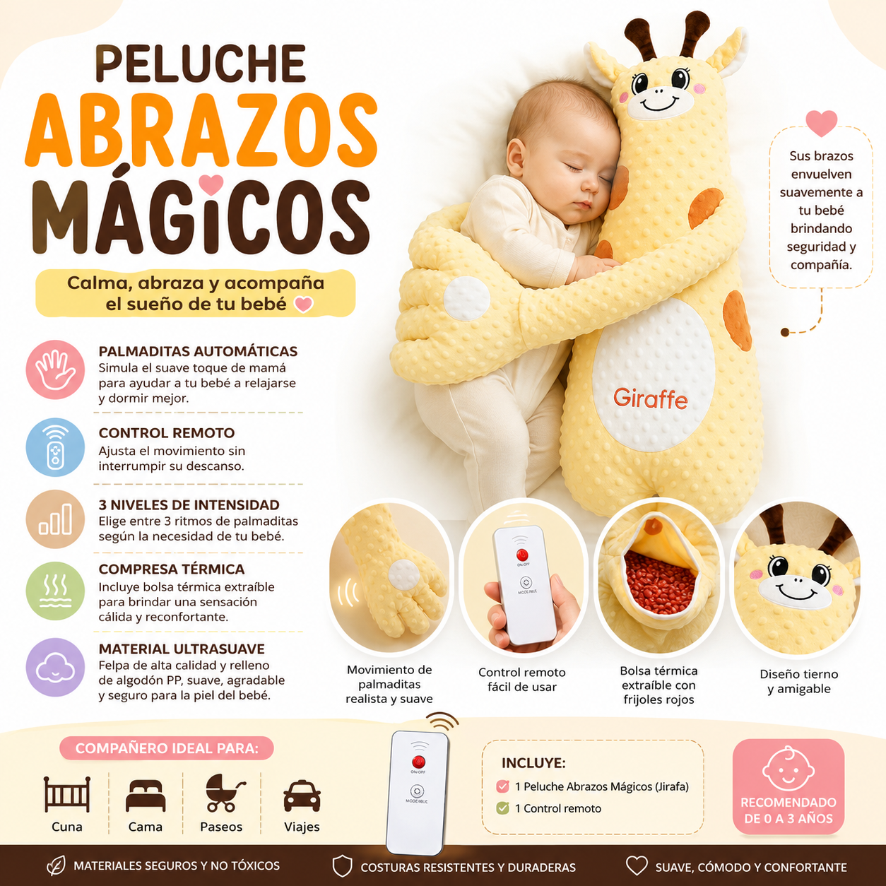 PELUCHE ABRAZOS MAGICOS