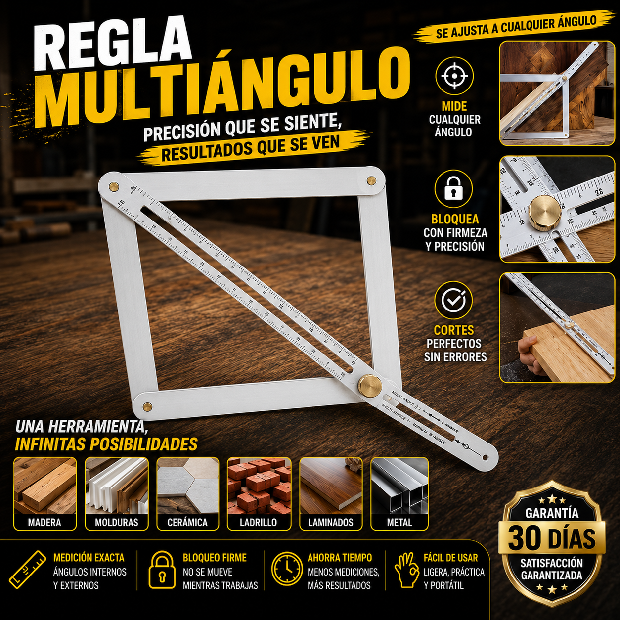 REGLA MULTIÁNGULO PRO