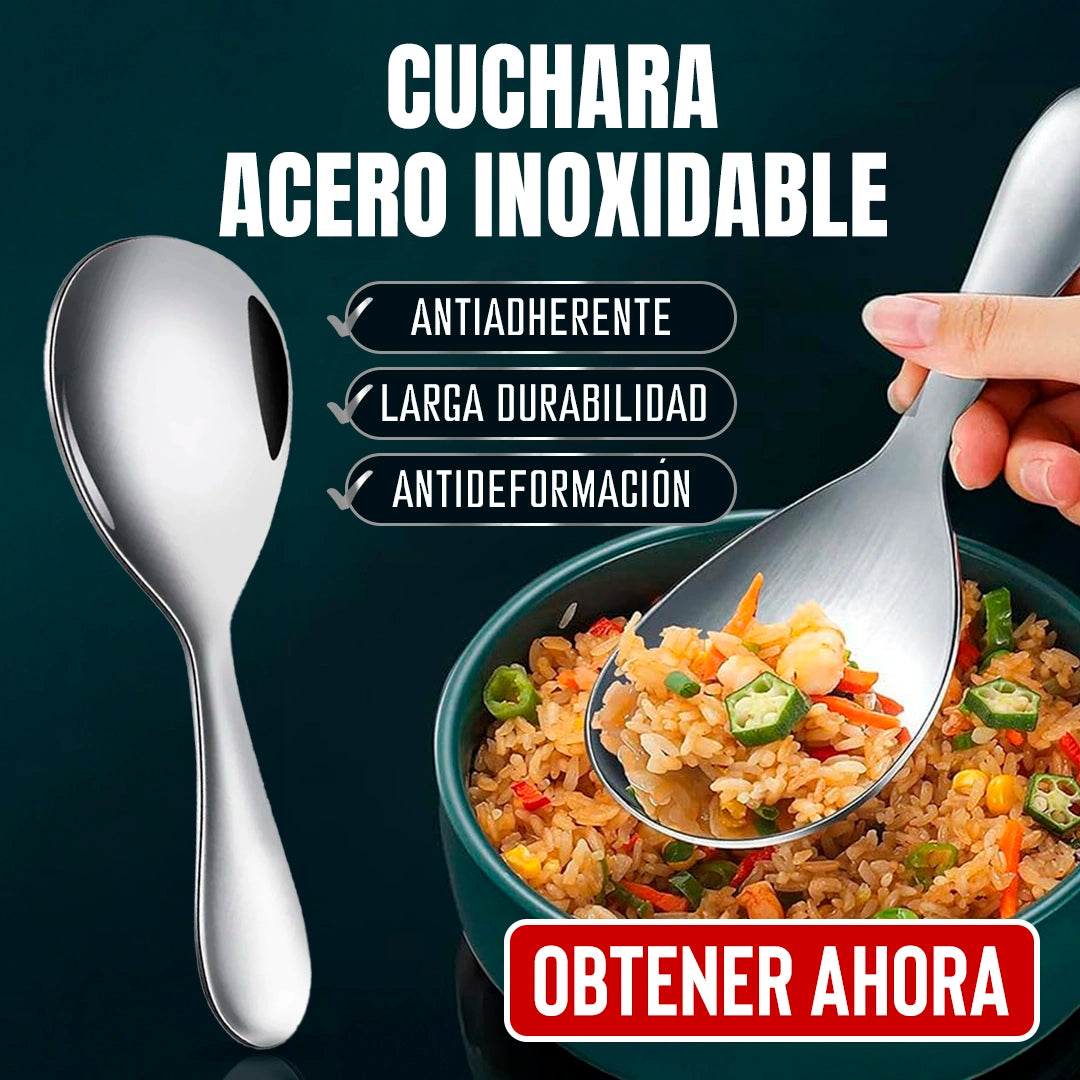 CUCHARA DE ACERO INOXIDABLE OFERTA