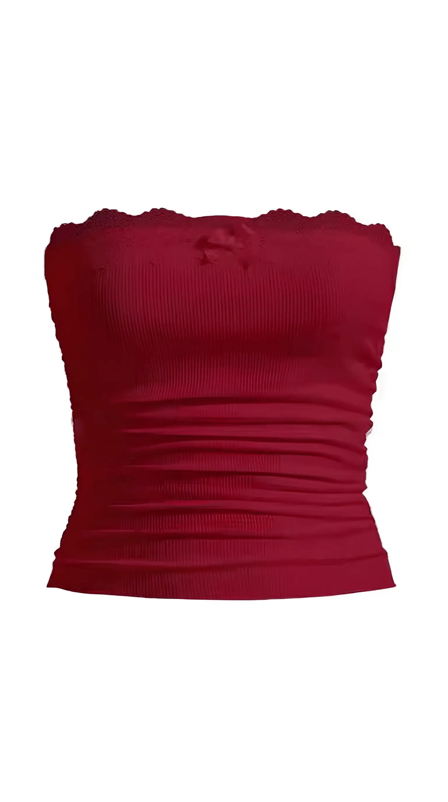 TOP AMATISTA CON ENCAJE