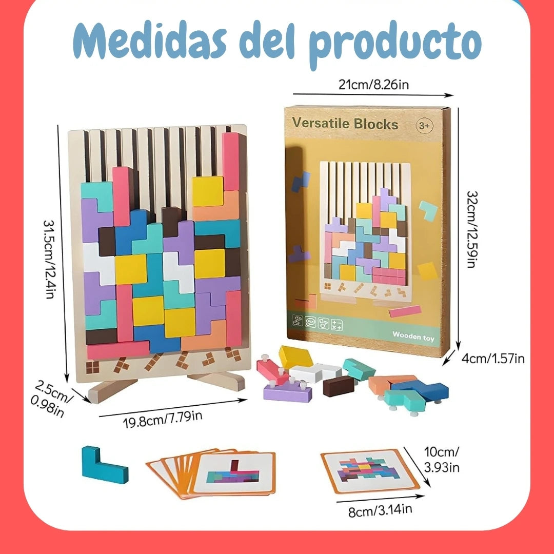 JUGUETE MONTESSORI ROMPECABEZAS 3D