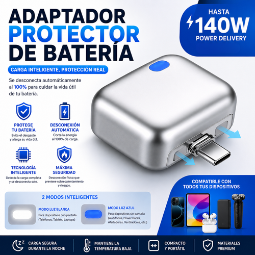 ADAPTADOR PROTECTOR DE BATERÍA