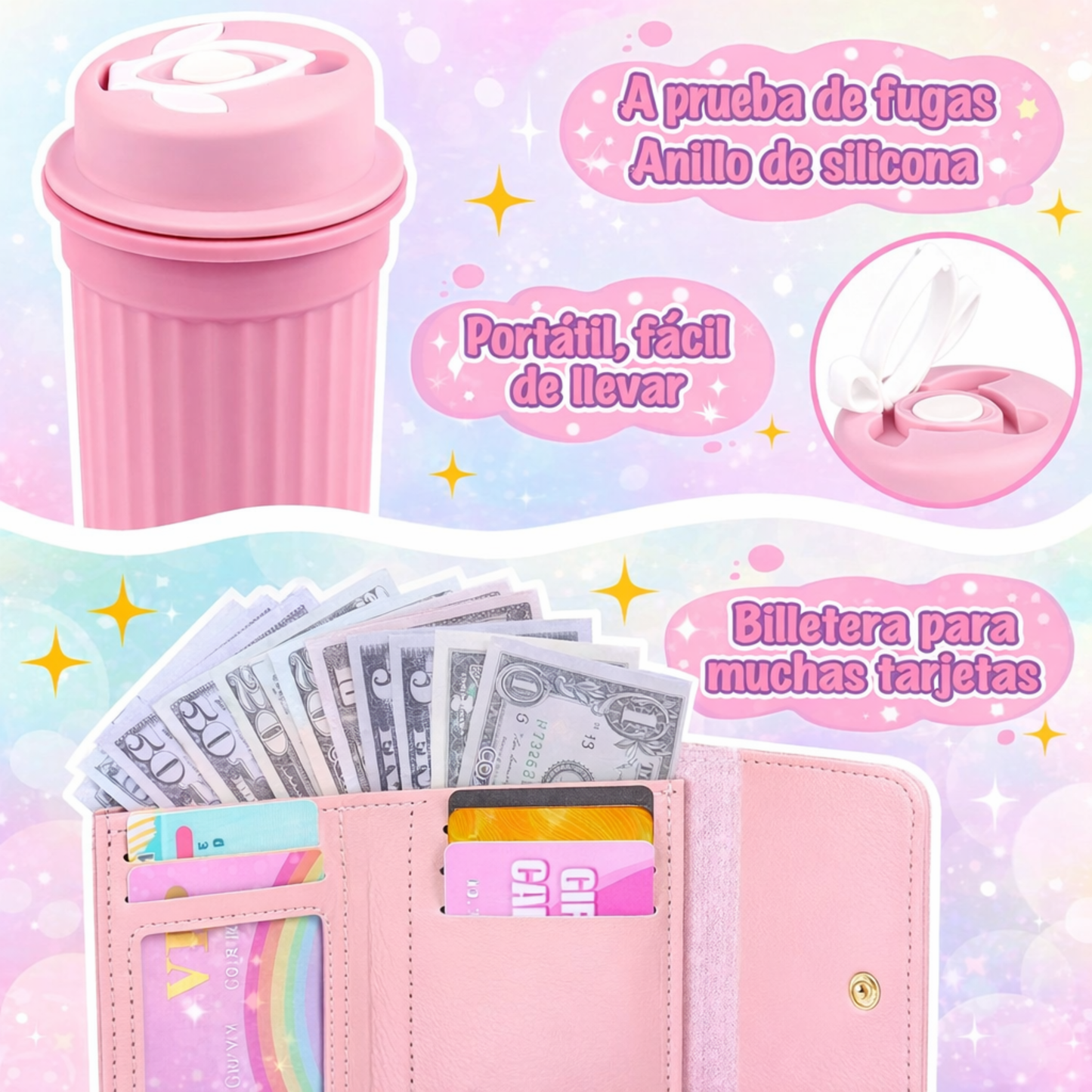 SET DE BOLSO Y MAQUILLAJE
