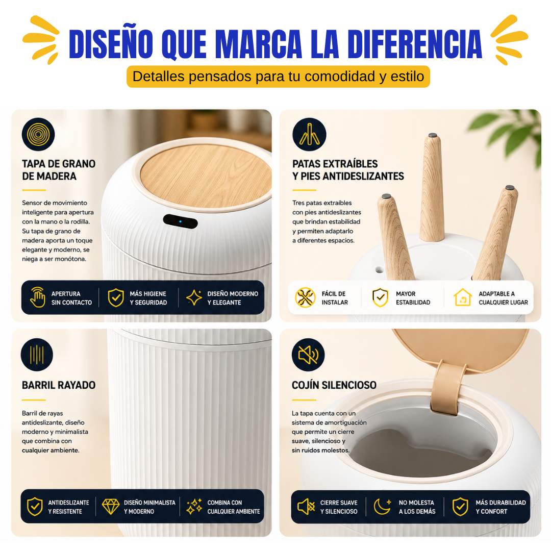 BASURERO SENSOR PRO