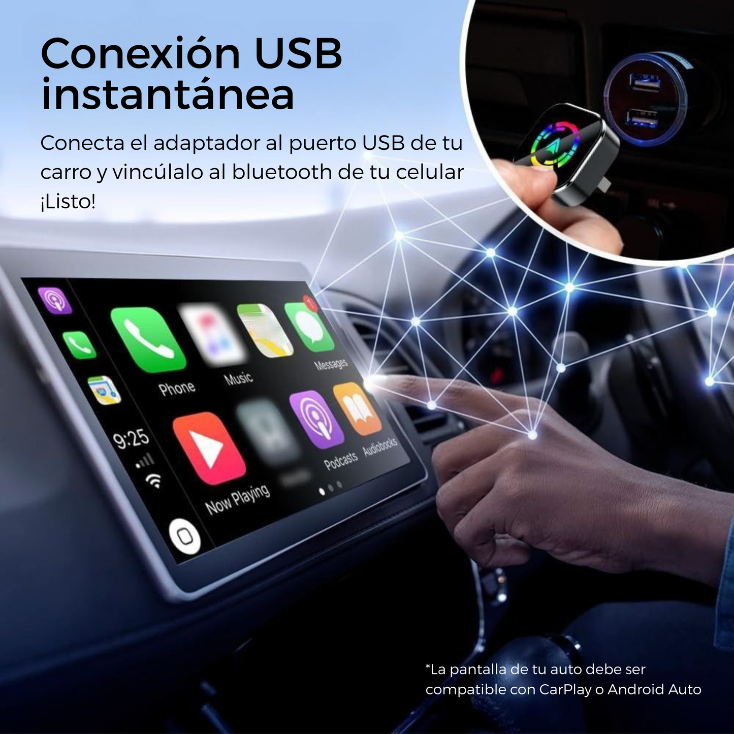 CENTRO MULTIMEDIA CARPLAY / ANDROID AUTO