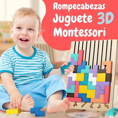 JUGUETE MONTESSORI ROMPECABEZAS 3D