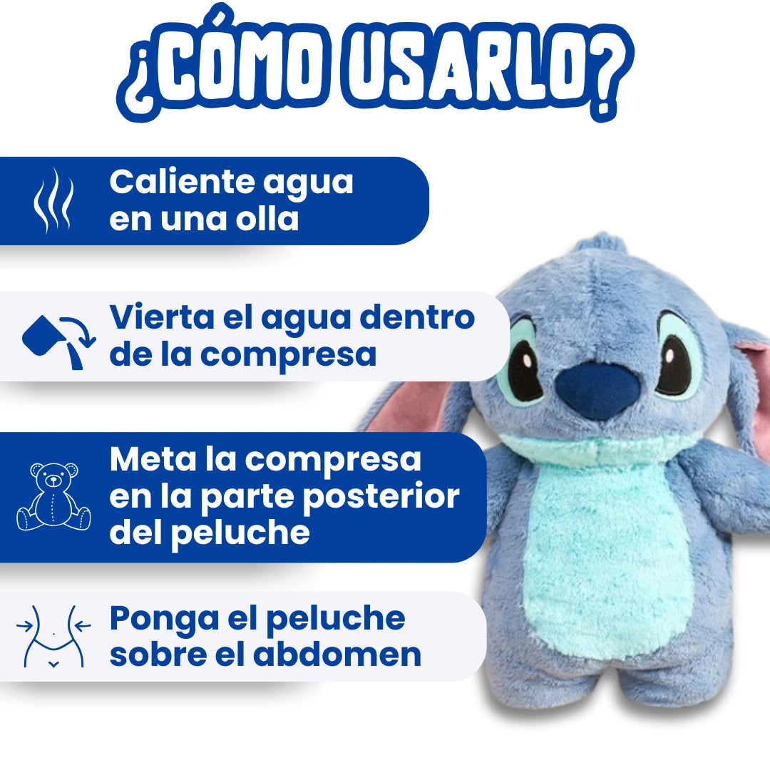 PELUCHE TERMICO STITCH - CALOR TERAPÉUTICO