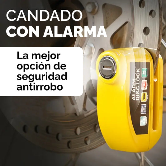 CANDADO CON ALARMA