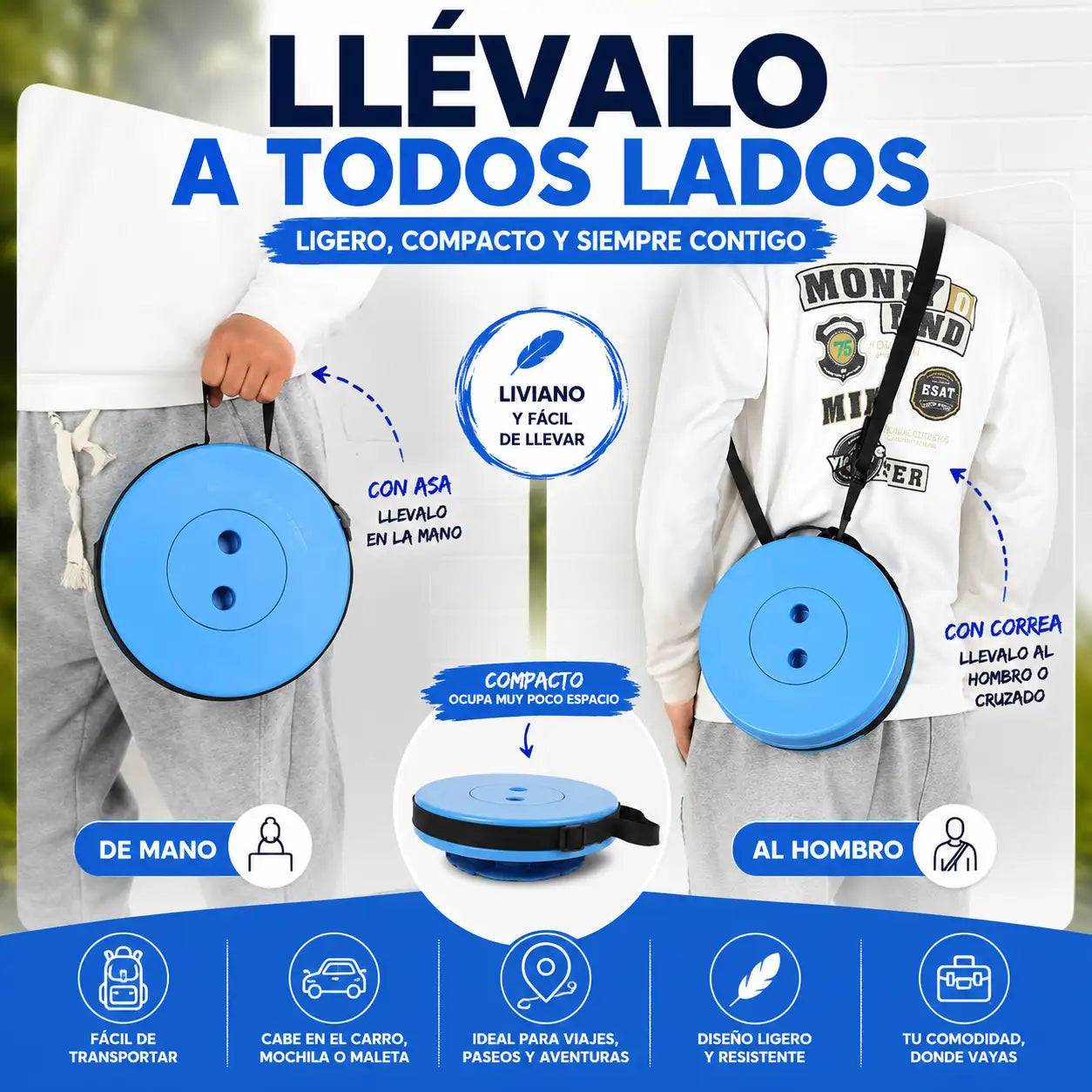 BANQUITO PLEGABLE PORTÁTIL