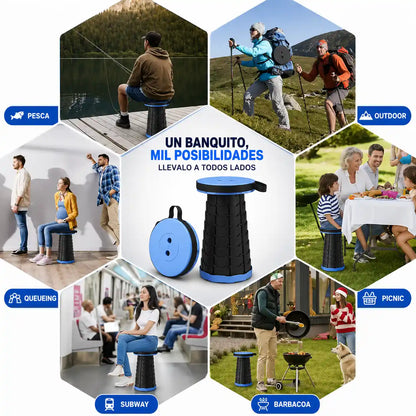 BANQUITO PLEGABLE PORTÁTIL
