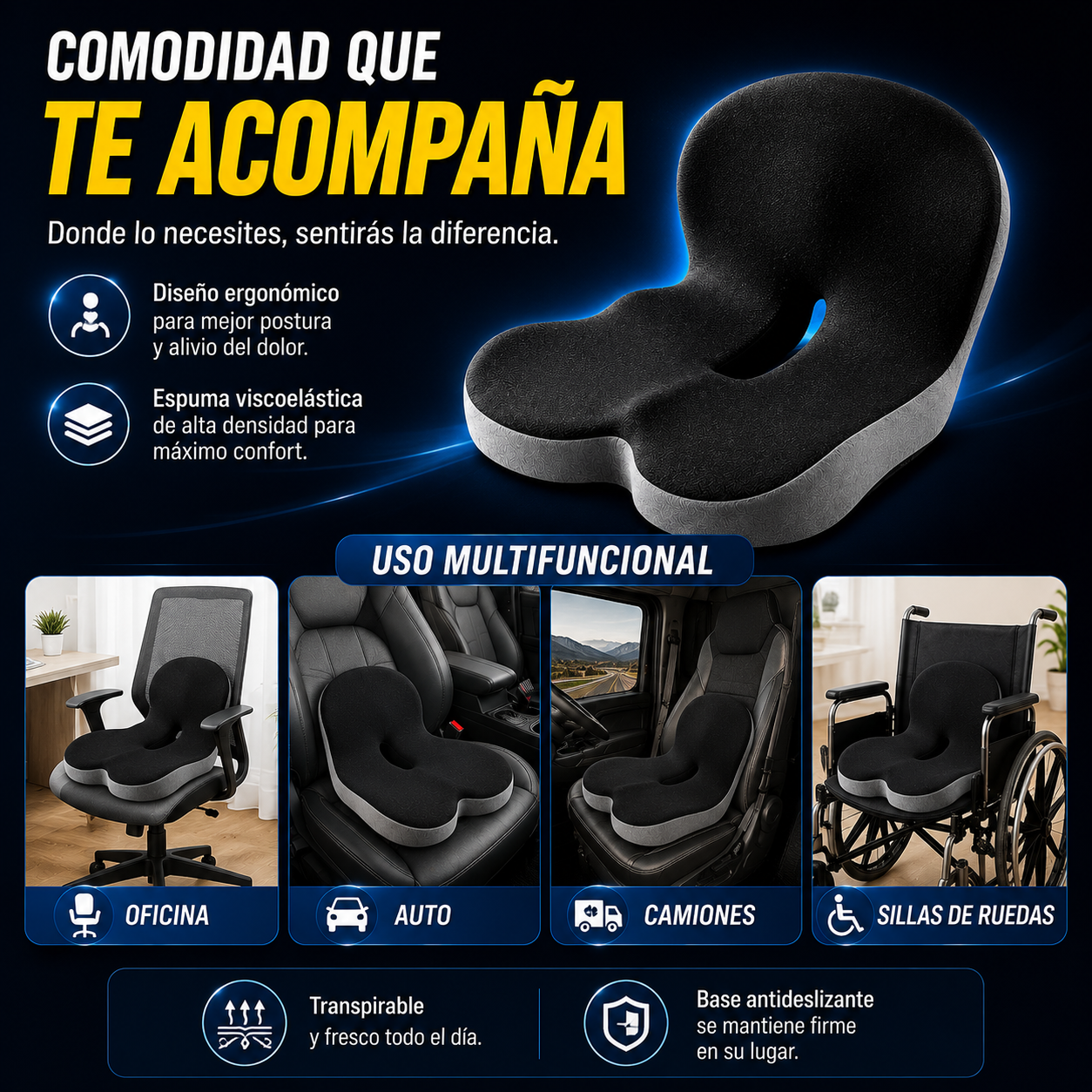 COJÍN ERGONÓMICO ULTRA COMFORT