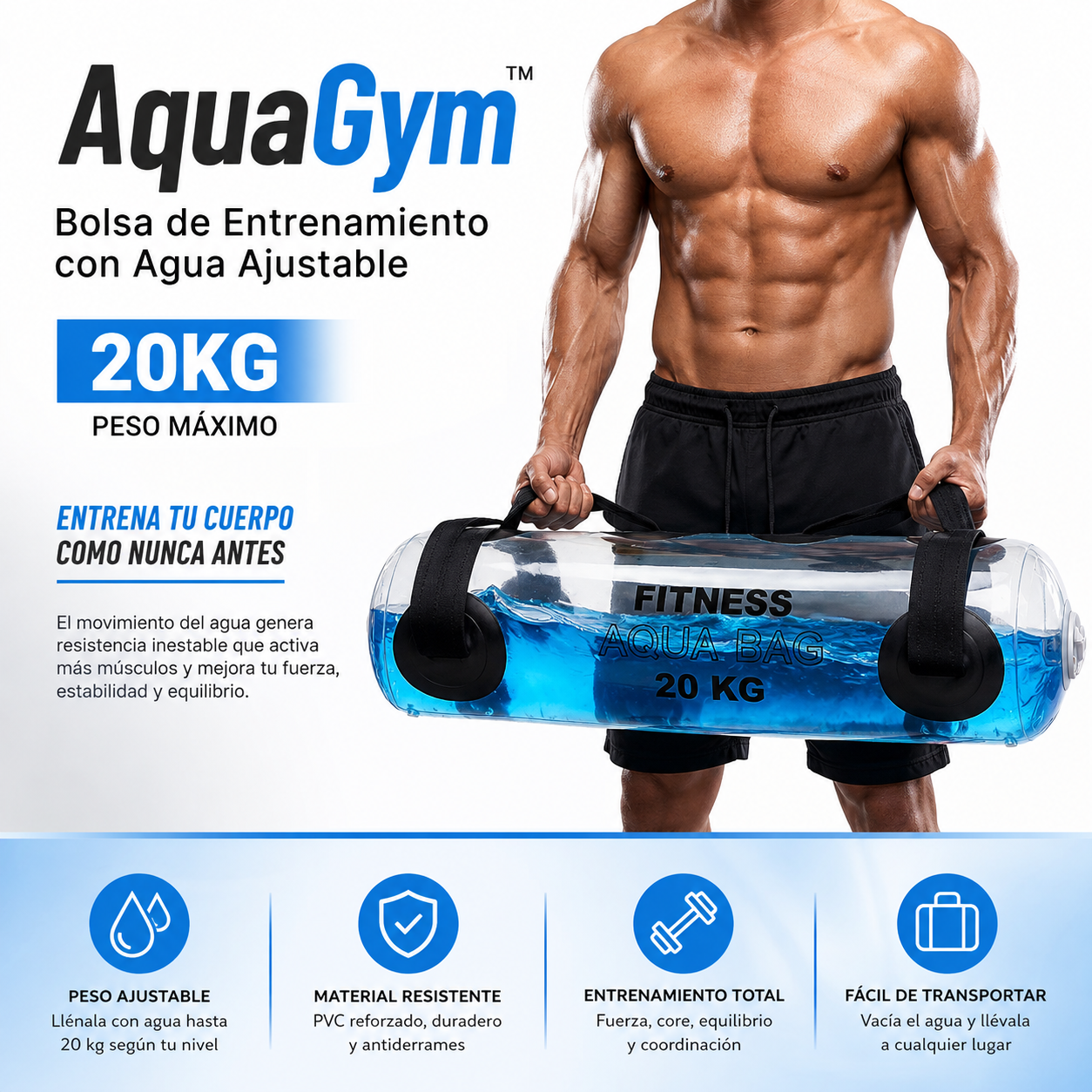 BOLSA DE ENTRENAMIENTO AQUAGYM
