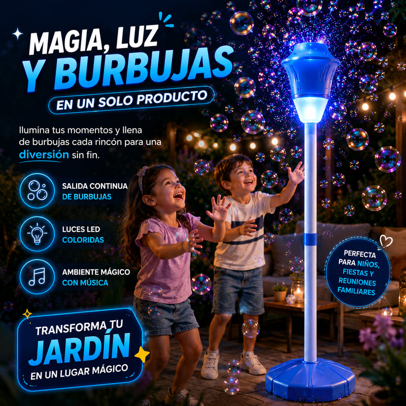 LÁMPARA DE BURBUJAS MÁGICAS