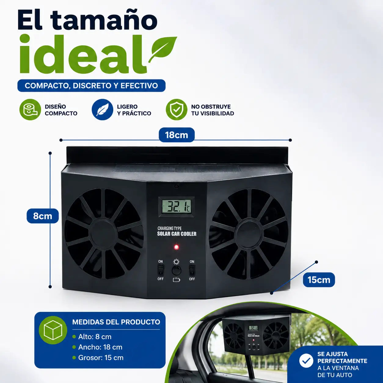 VENTILADOR SOLAR AUTOFRESH