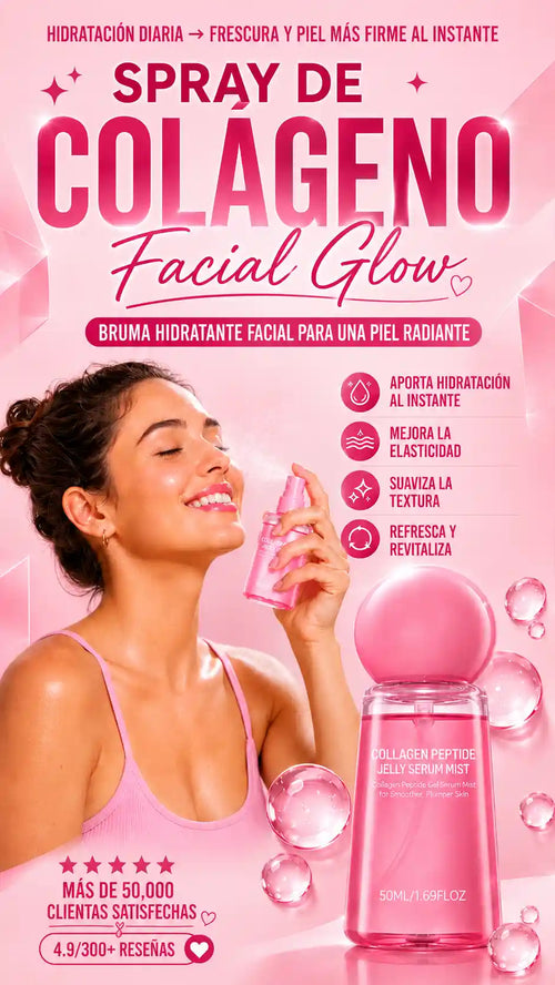 SPRAY DE COLÁGENO FACIAL GLOW