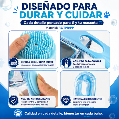 CEPILLO DE BAÑO PET SPA