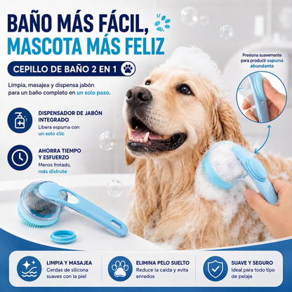 CEPILLO DE BAÑO PET SPA