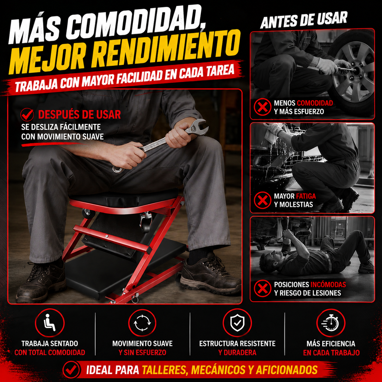 ASIENTO MECÁNICO 2 EN 1 PRO