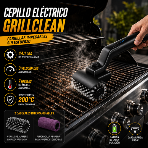 CEPILLO ELÉCTRICO GRILLCLEAN
