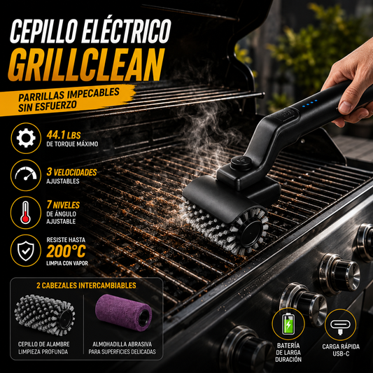 CEPILLO ELÉCTRICO GRILLCLEAN