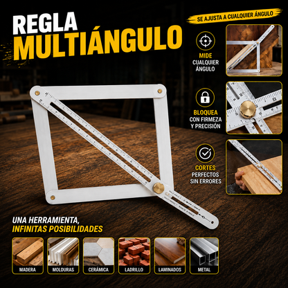 REGLA MULTIÁNGULO PRO