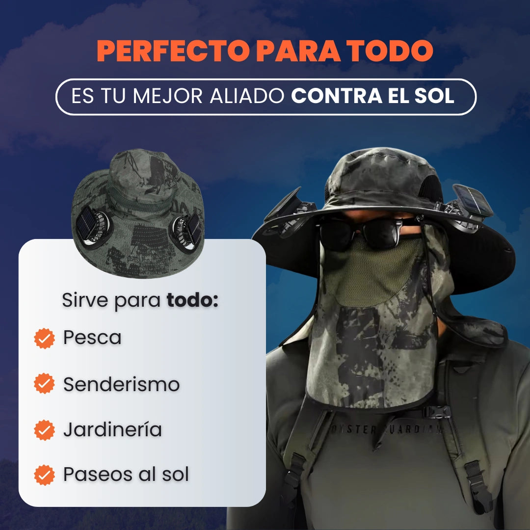 SOMBRERO CON VENTILADORES - AIR PRO