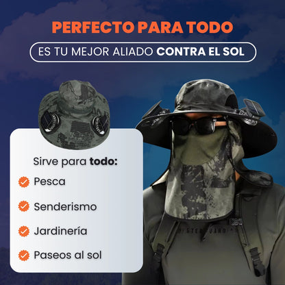 SOMBRERO CON VENTILADORES - AIR PRO