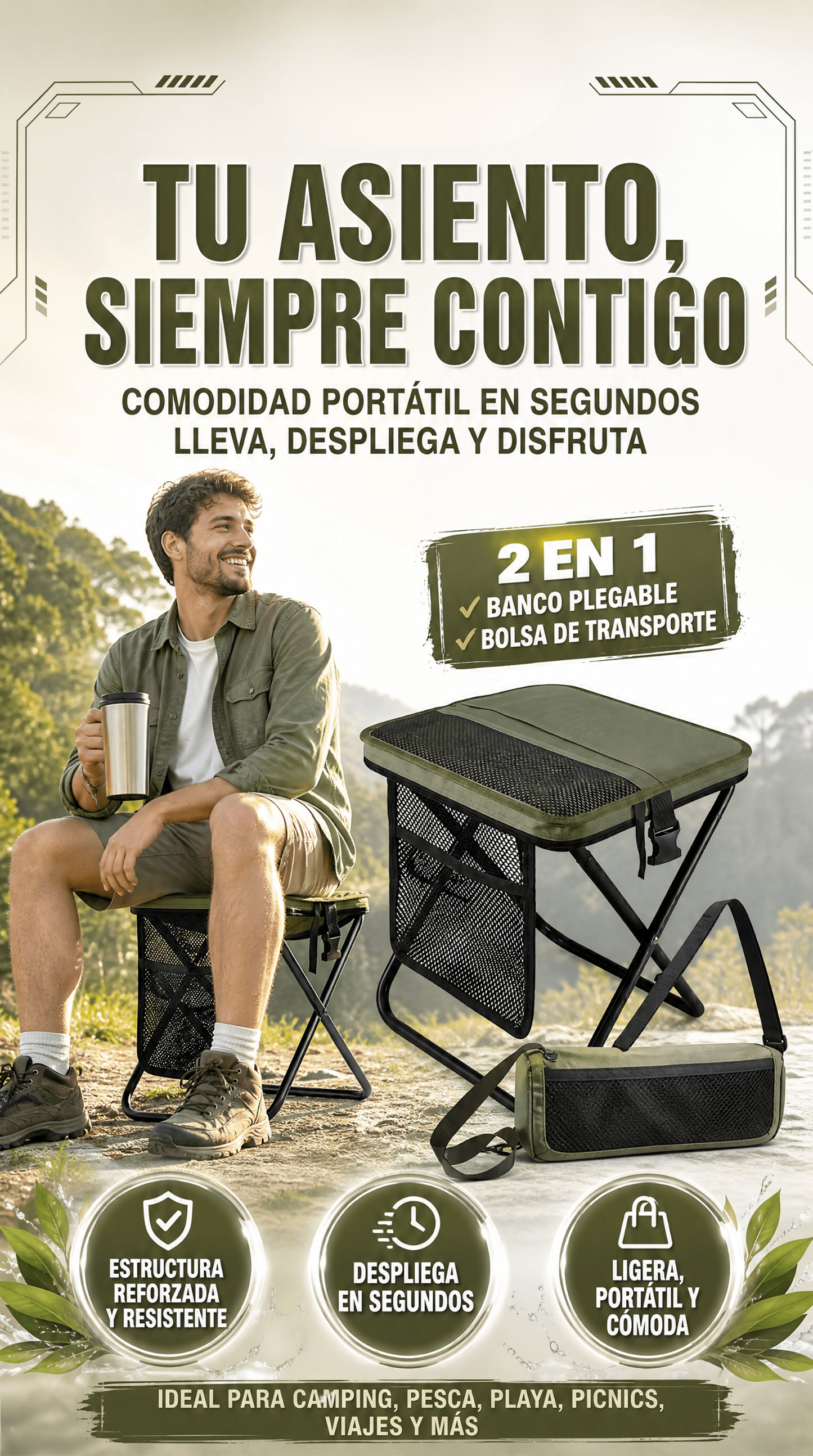 SILLA TRAVEL 2 EN 1