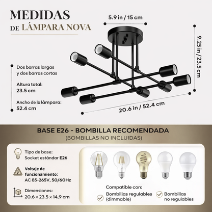 LÁMPARA DE TECHO NOVA