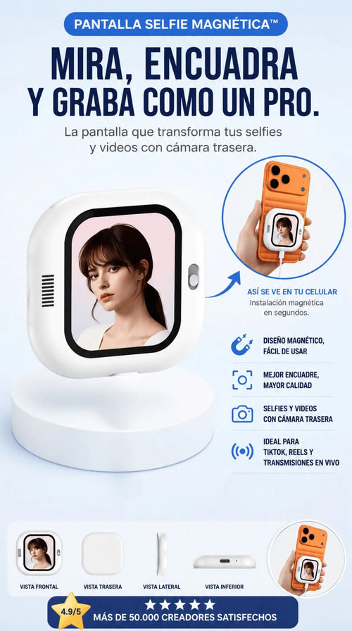 PANTALLA SELFIE MAGNÉTICA PRO