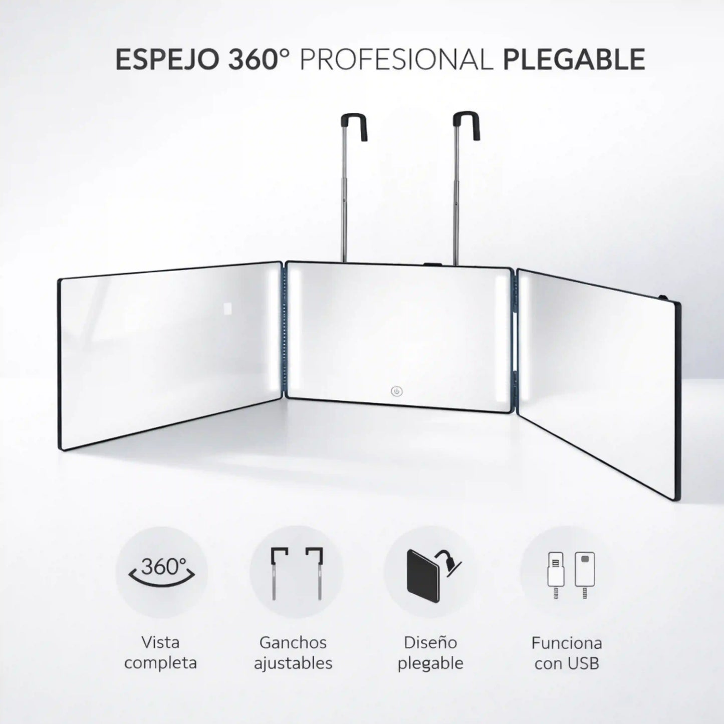 ESPEJO 360° PROFESIONAL PLEGABLE