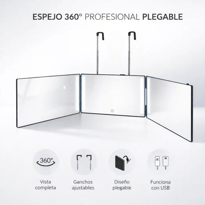 ESPEJO 360° PROFESIONAL PLEGABLE