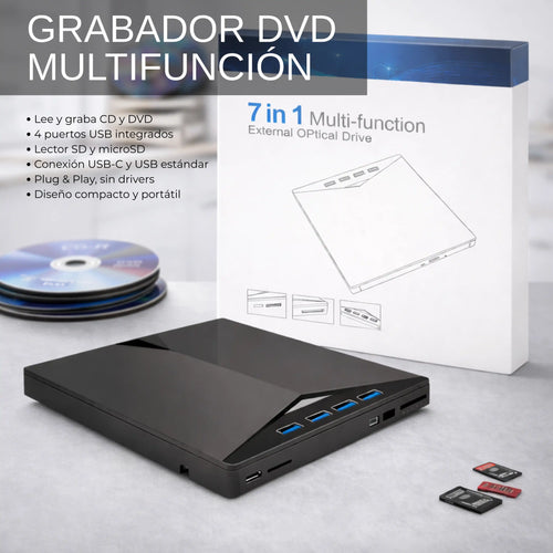 GRABADOR DVD MULTIFUNCIÓN