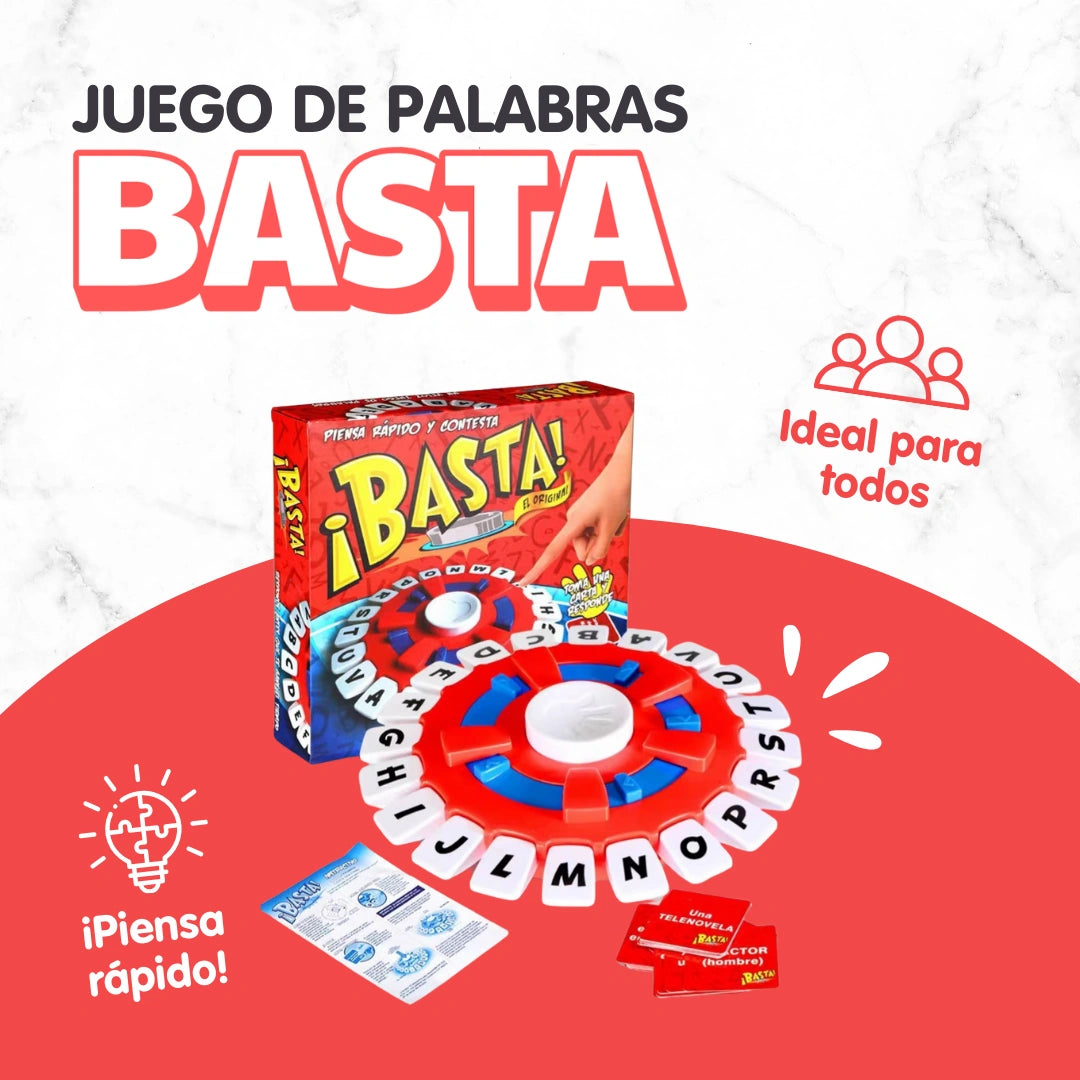JUEGO DE PALABRAS BASTA-TAPPLE