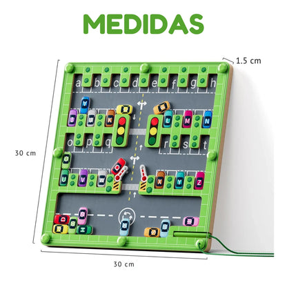 LABERINTO MAGNÉTICO ABC - Aprendizaje del abecedario