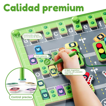LABERINTO MAGNÉTICO ABC - Aprendizaje del abecedario