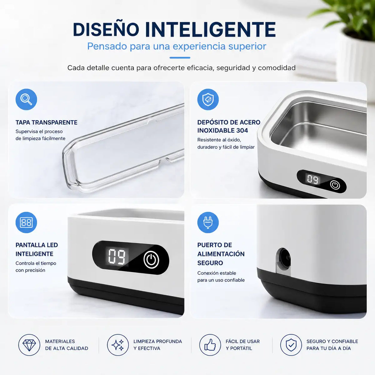 LIMPIADOR ULTRASÓNICO AQUASONIC