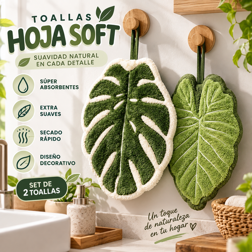 TOALLAS HOJAS SOFT