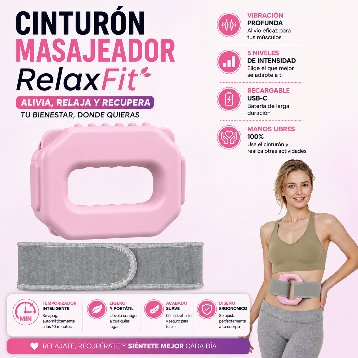 CINTURÓN MASAJEADOR RELAXFIT