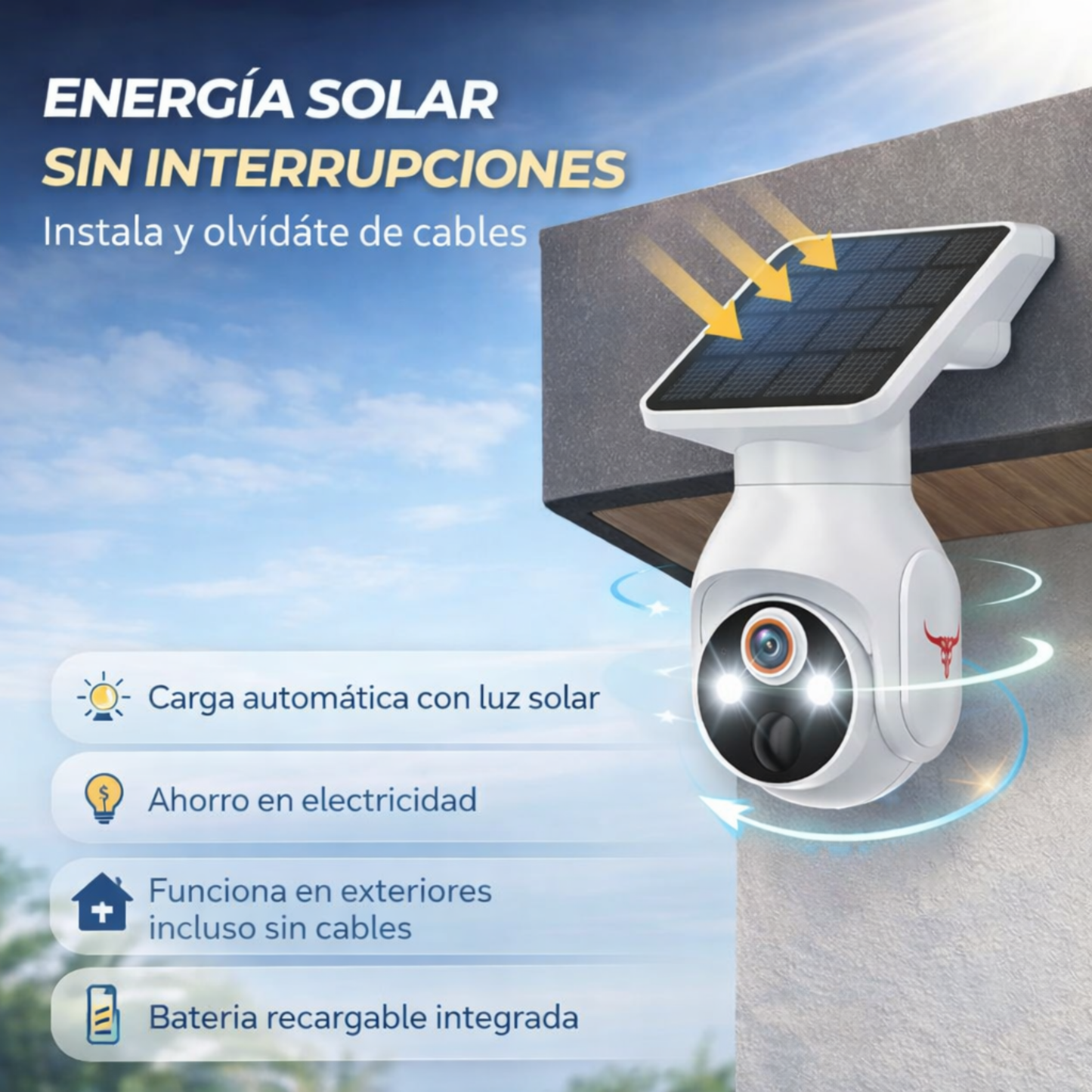 SAFECAM SOLAR™ CÁMARA DE SEGURIDAD