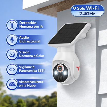SAFECAM SOLAR™ CÁMARA DE SEGURIDAD