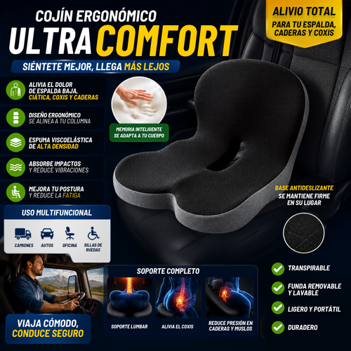 COJÍN ERGONÓMICO ULTRA COMFORT