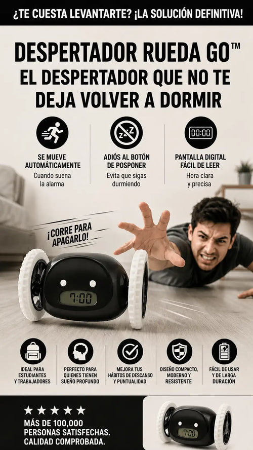 DESPERTADOR RUEDA GO