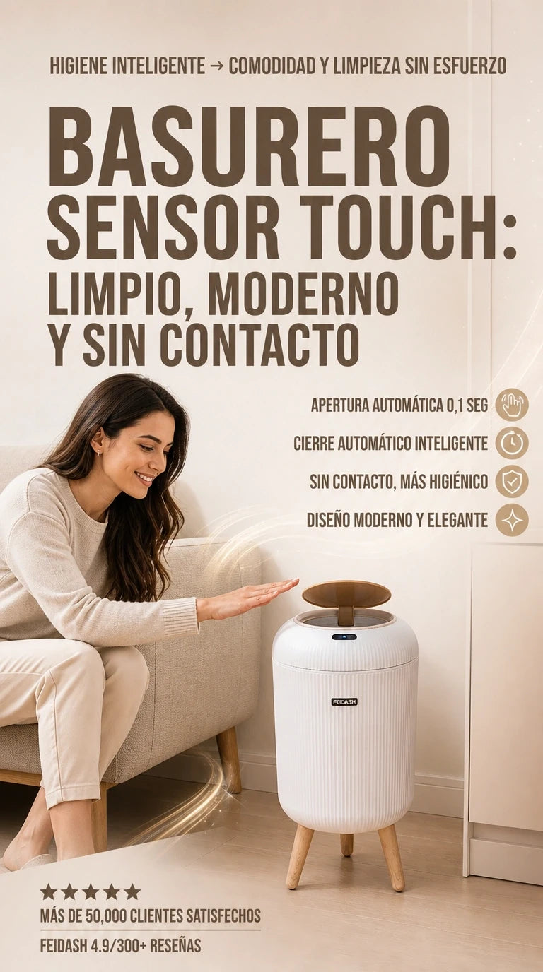 BASURERO SENSOR TOUCH