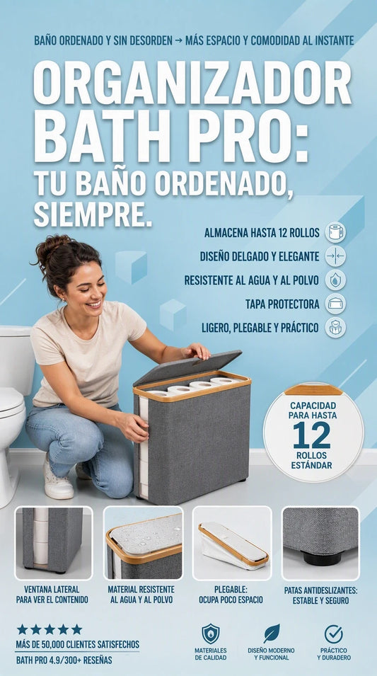 ORGANIZADOR BATH PRO