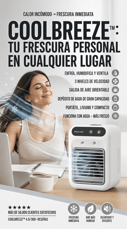 MINI AIRE ACONDICIONADO COOLBREEZE™